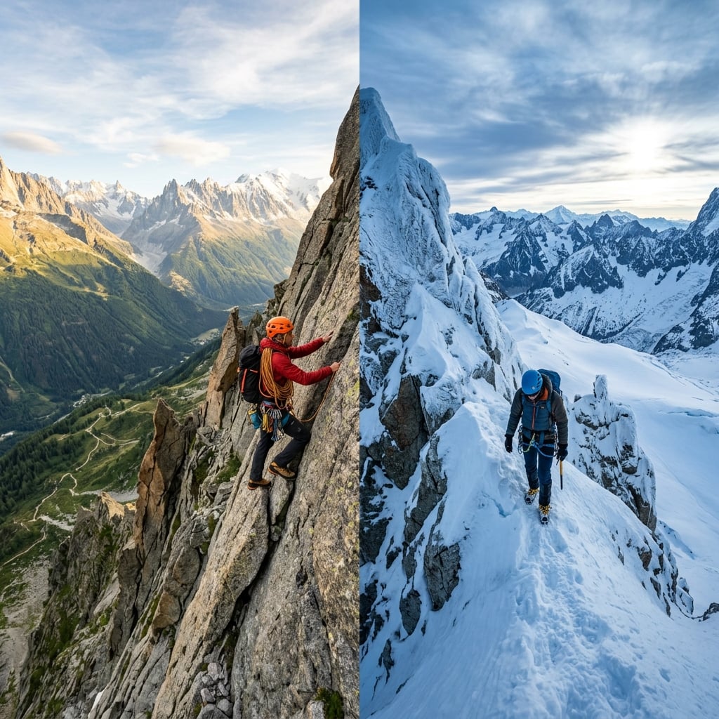 Alpinisme Été vs Hiver : Différences et Préparation