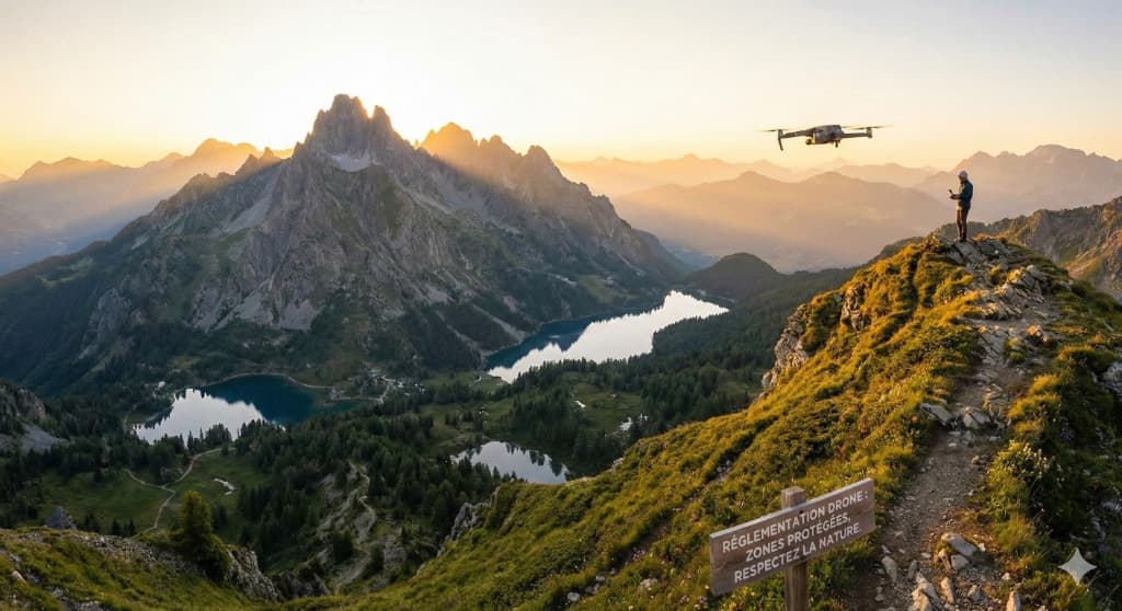 Drone en Montagne : Réglementation 2026, Meilleurs Modèles et Spots Autorisés