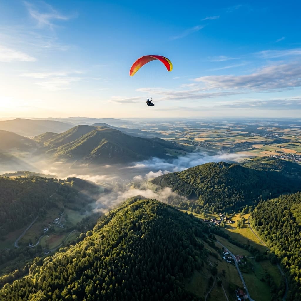 Parapente Lorraine : Entre Vosges et Plaine – Guide Complet 2026