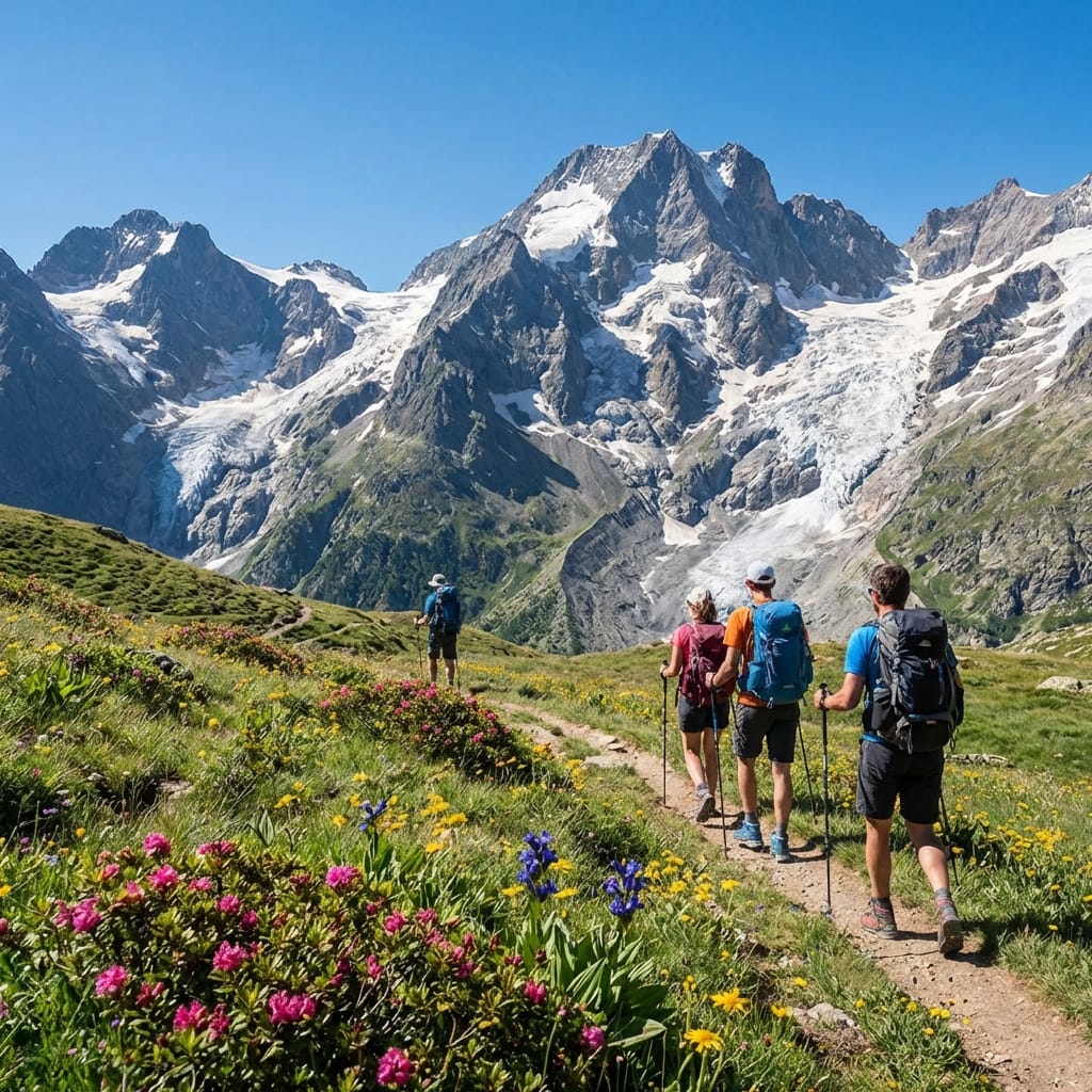 Randonnée Écrins : Glaciers et Sommets Mythiques