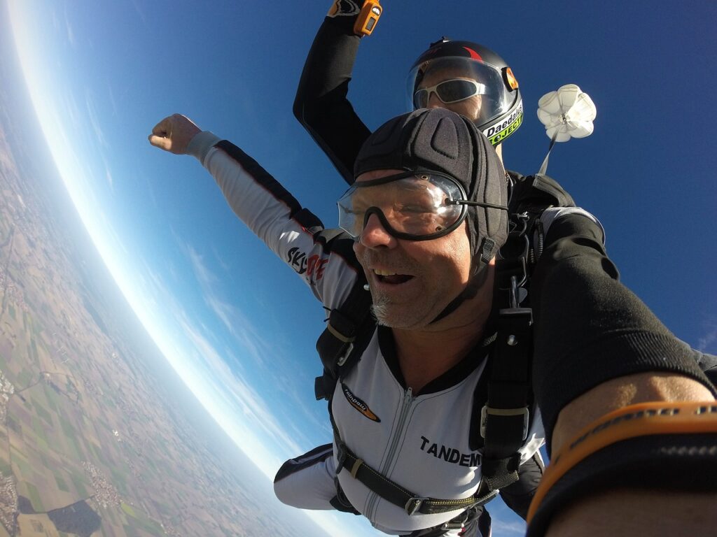 le bapteme de parachute reste généralement inoubliable et fait partie des activités outdoor préférées des francais